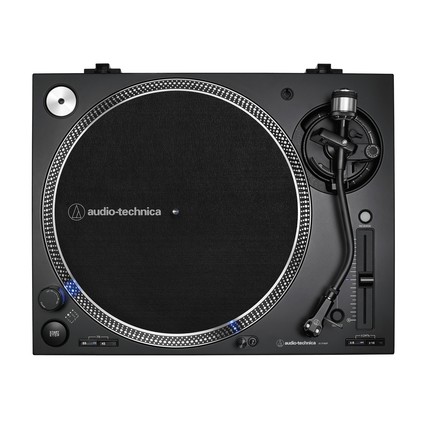 AT-LP140XPBKEUK Professional Direct Drive Manual Turntable (Black)