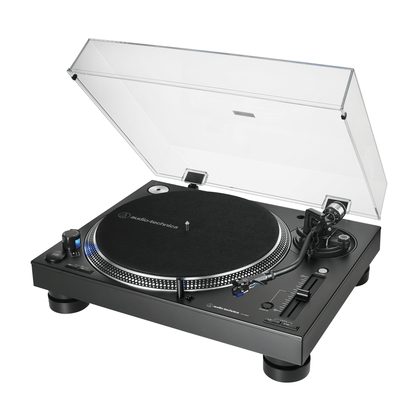 AT-LP140XPBKEUK Professional Direct Drive Manual Turntable (Black)