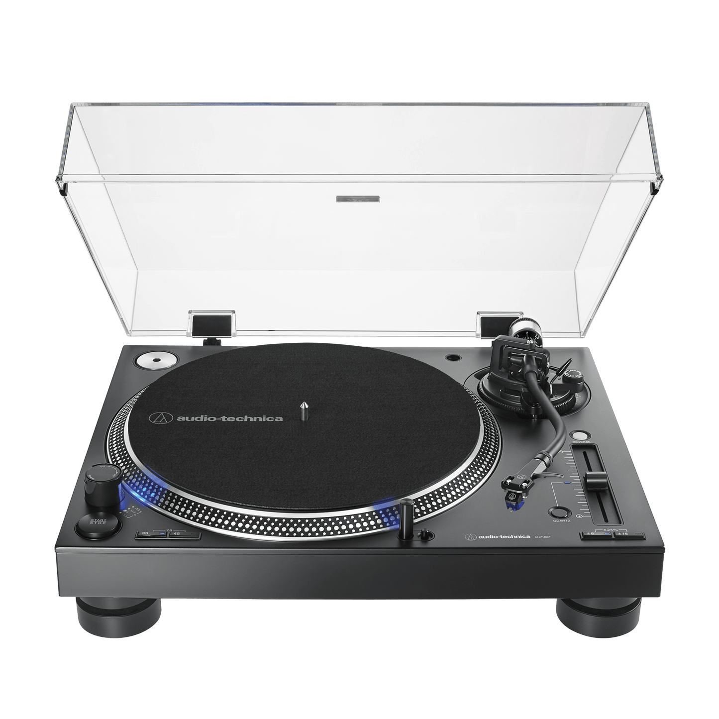 AT-LP140XPBKEUK Professional Direct Drive Manual Turntable (Black)