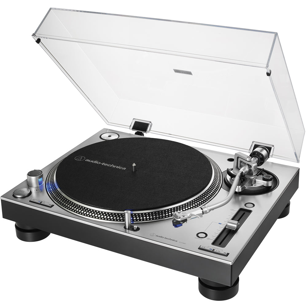 AT-LP140XPSVEUK Professional Direct Drive Manual Turntable (Silver)